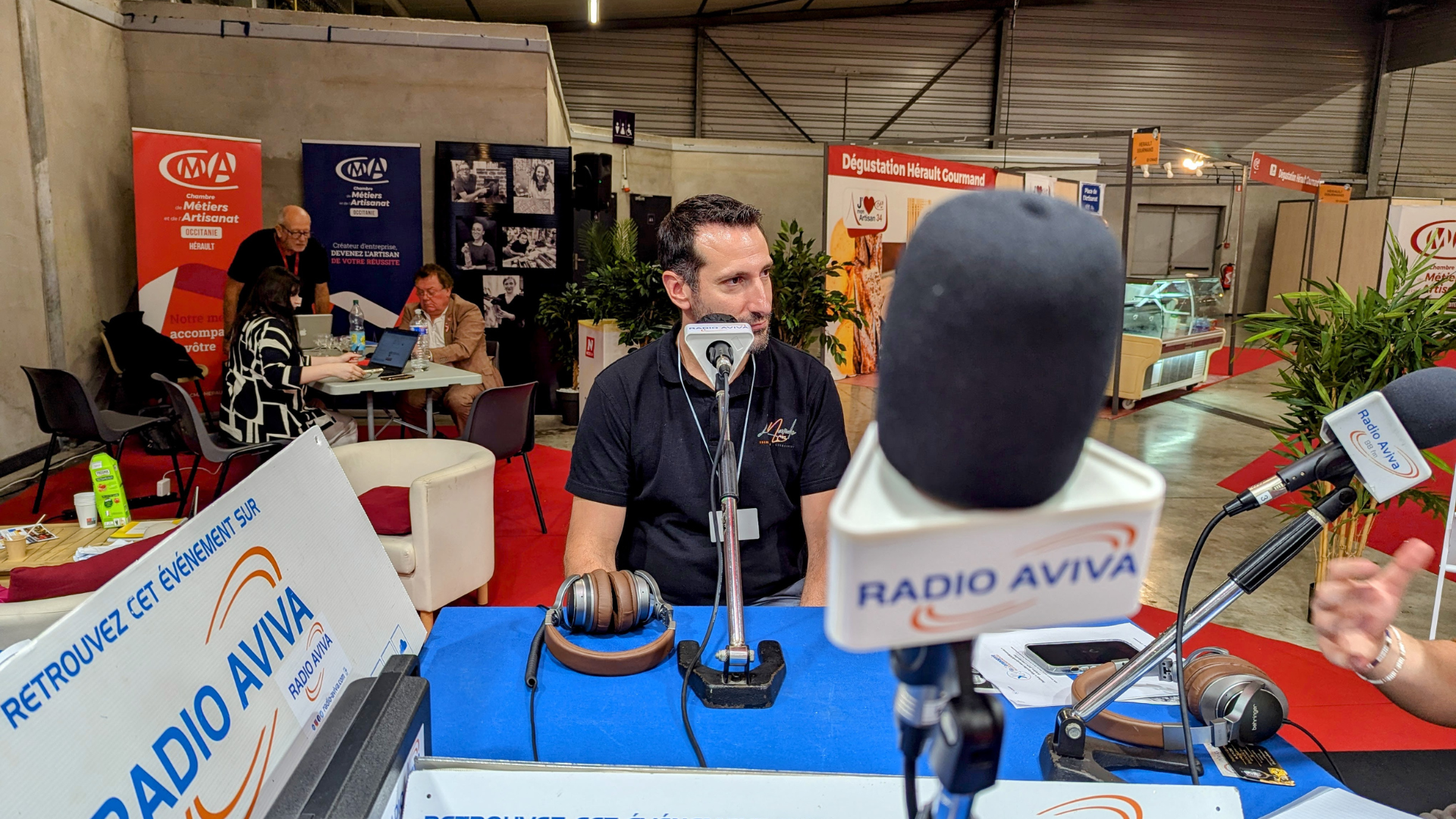 Frédéric ROUSSEL au micro de Radio Aviva
